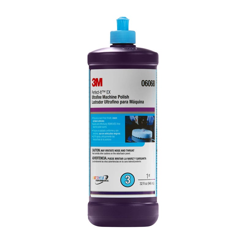 3M Perfect-It Ultrafine Machine Polish, 06068, 32 Fl.Oz, Paint Polish, Automotive Professional-Grade Polish - Image 1