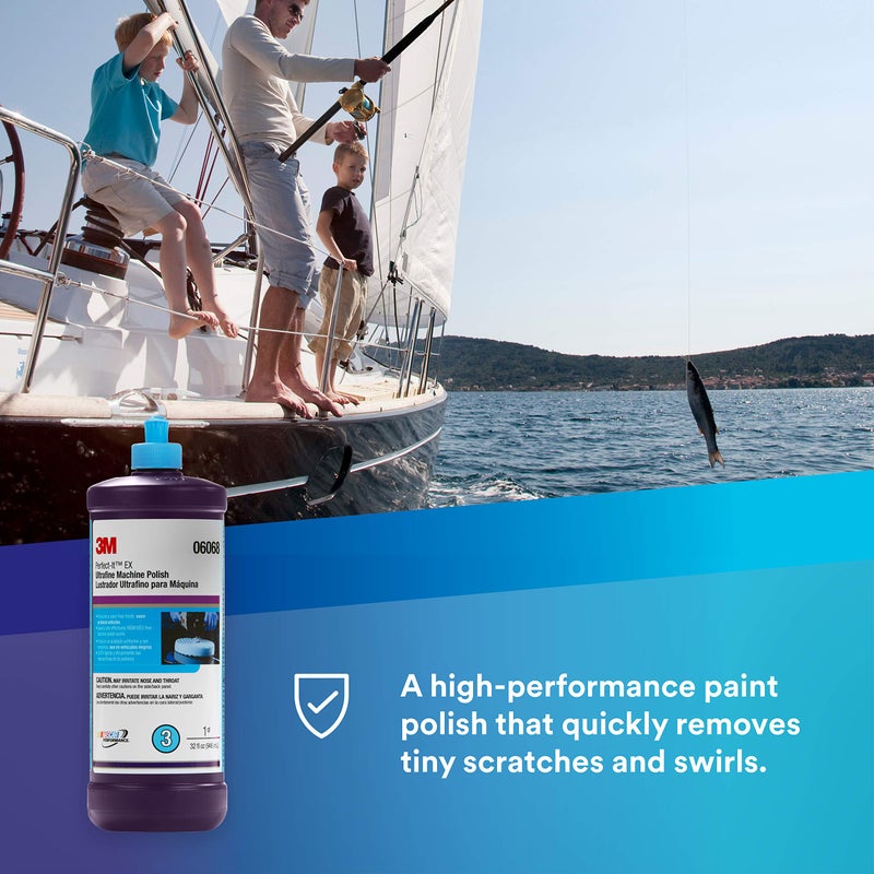 3M Perfect-It Ultrafine Machine Polish, 06068, 32 Fl.Oz, Paint Polish, Automotive Professional-Grade Polish - Image 2