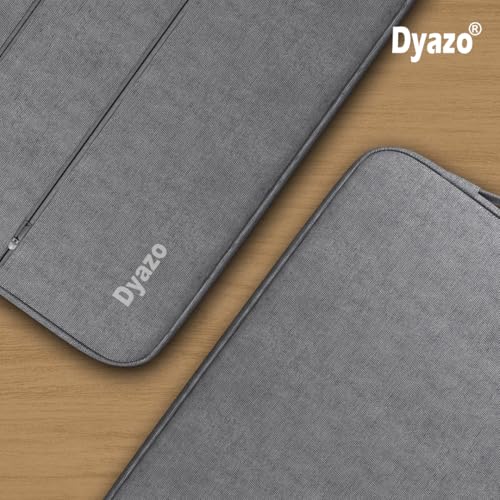 Dyazo 13.3 inch Laptop Bag Sleeve Sleeve Bag Cover for 13 inch Apple Mac Book Air Pro Retina 13 13.3 inch MacBook 13.3 inch and all other laptops & Notebooks with front packet and handle (Grey) - Image 2