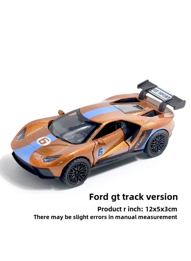 Chenghai Boxed Toys Children's Alloy Car Model Car Model Toy Car Simulation Alloy Sports Car Boys-Color:109 [Brown] Second Generation Fu Tegt Race Edition (Window Box)  - Image 1
