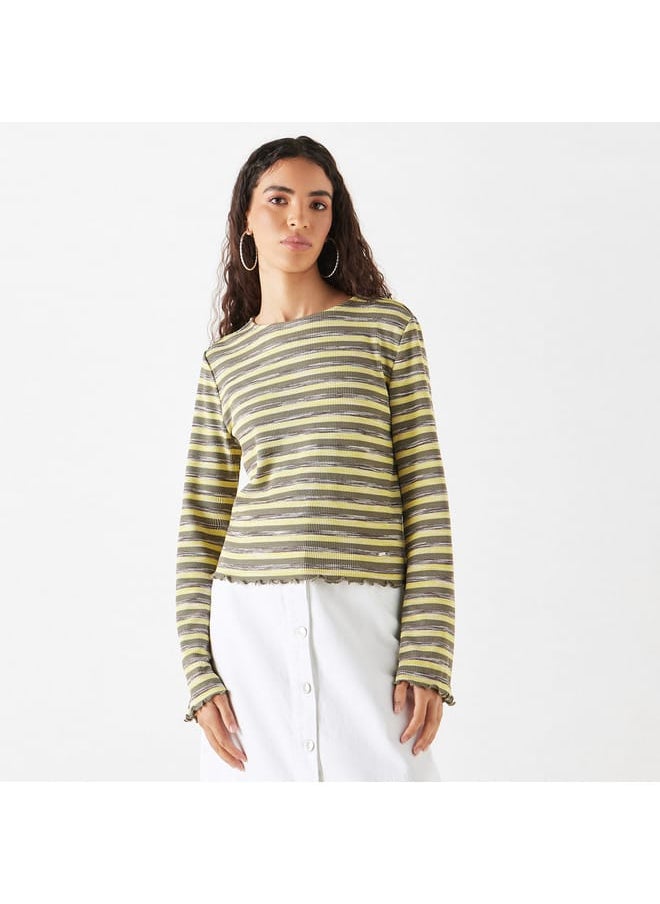 Lee Cooper Lee Cooper Striped Crew Neck T-shirt  - Image 1