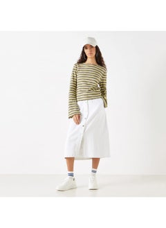 Lee Cooper Lee Cooper Striped Crew Neck T-shirt  - Image 2