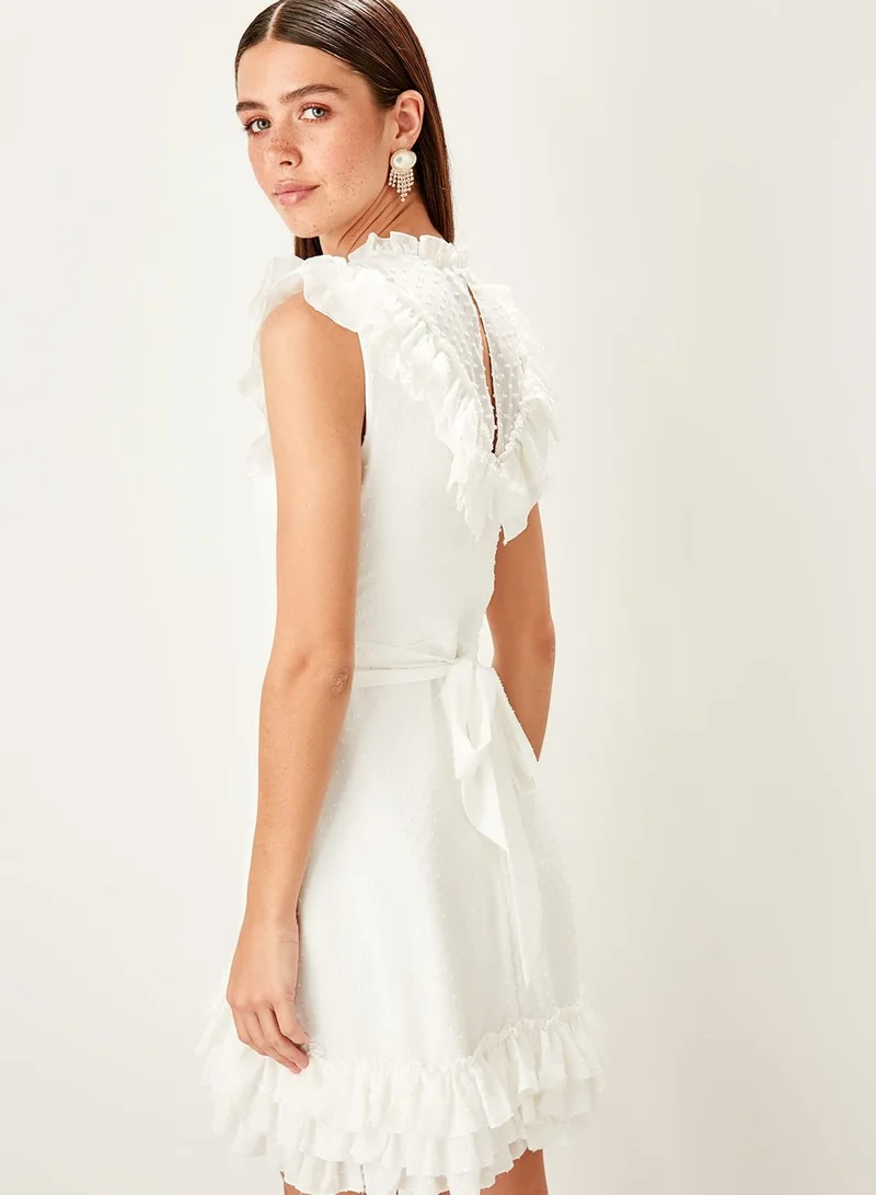 trendyol Ruffle Detail Dress
