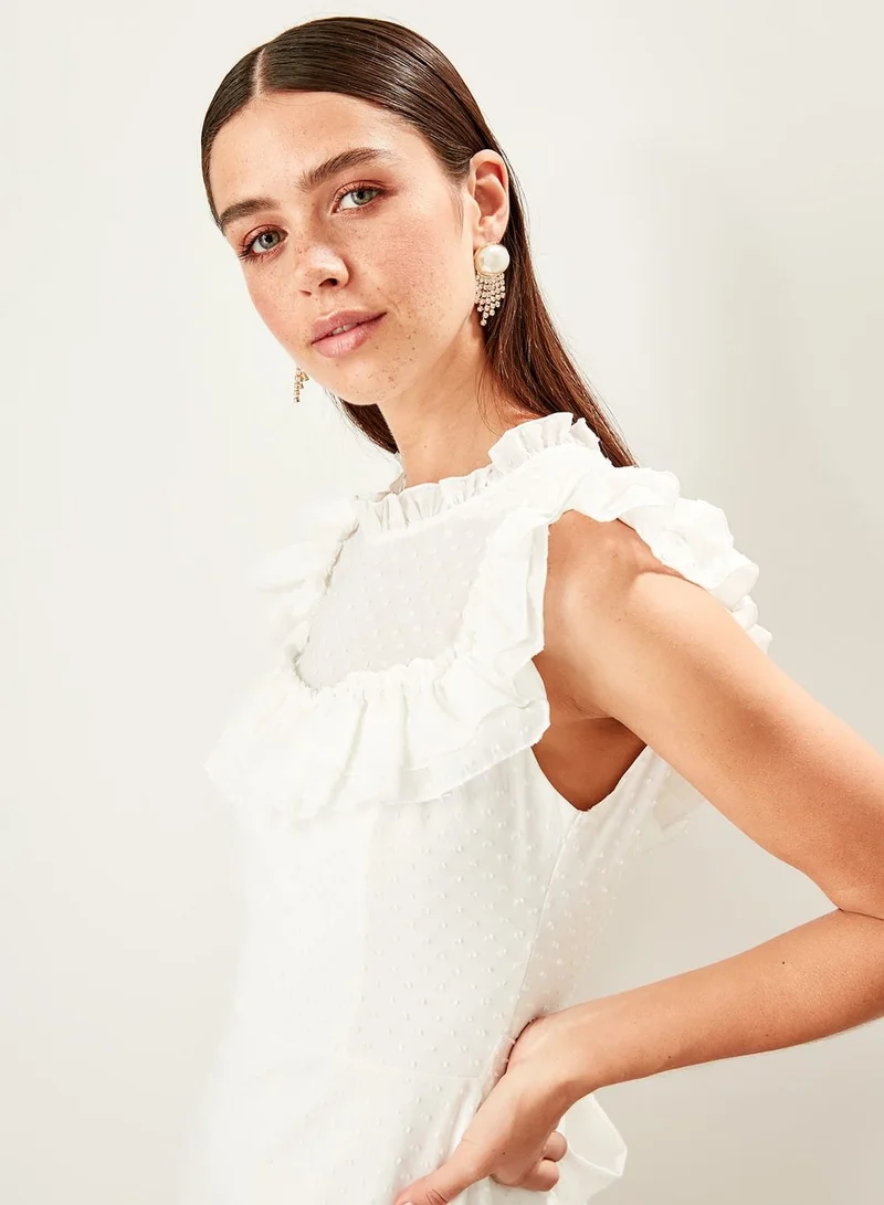 trendyol Ruffle Detail Dress