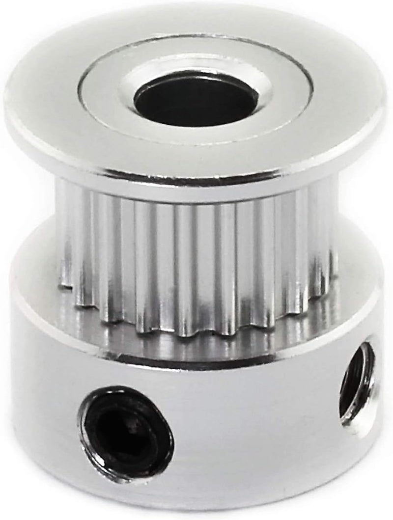 RuiLing 2pcs GT2 Aluminum Alloy Synchronous Wheel 3D Printer Accessories 20 Teeth Bore 5mm Timing Pulley for Width 6mm Open Timing Belt - Image 2