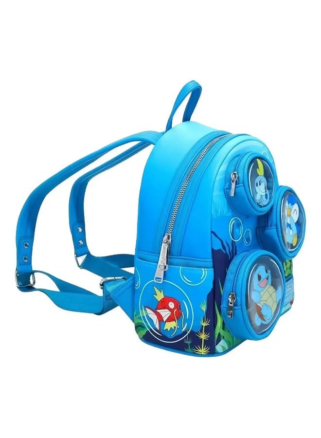 Loungefly Pokémon Bubbles Water Pokémon Mini Backpack (23 x 12 x 27 cm) - Image 2