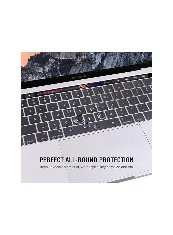 PROMASS Hard Case Compatible for MacBook Pro 13 inch Case 2024 2023 2022-2017,M2 A2338 A2251 M1 A2289 A2159 A1989 A1706, Plastic Hard Shell & Keyboard Cover & Screen Protector - Crystal Clear - Image 4