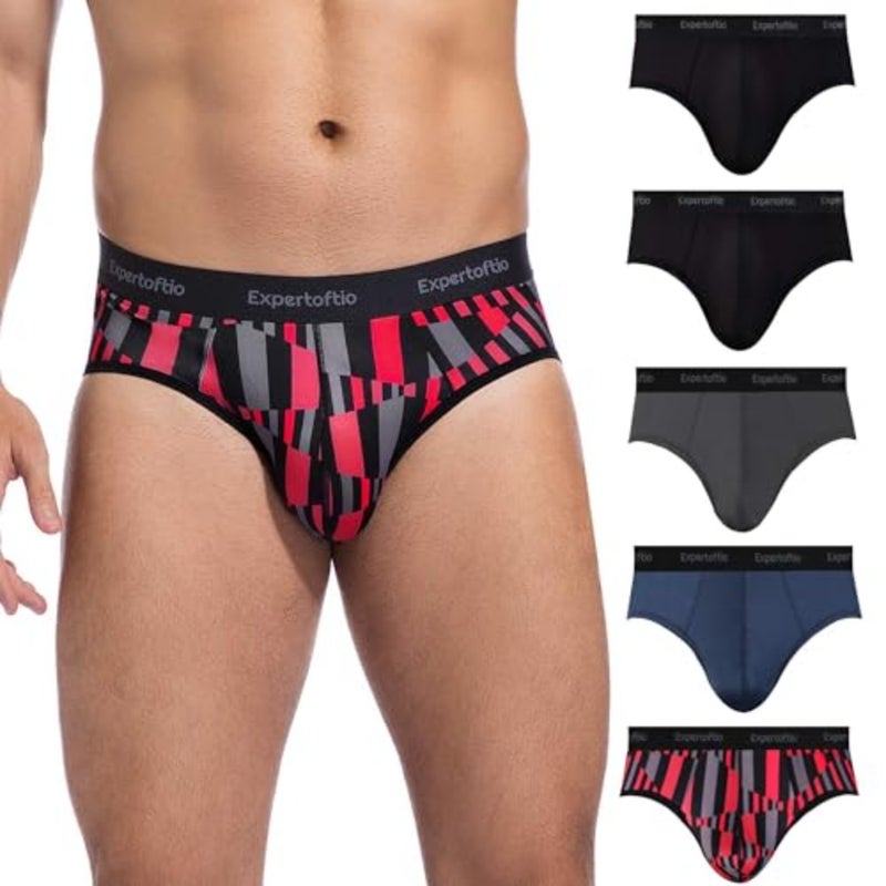 Men's Briefs Underwear, Sport Quick Dry Athletic Underwear Briefs, Moisture Wicking Pack, Anti Chafing - Image 1