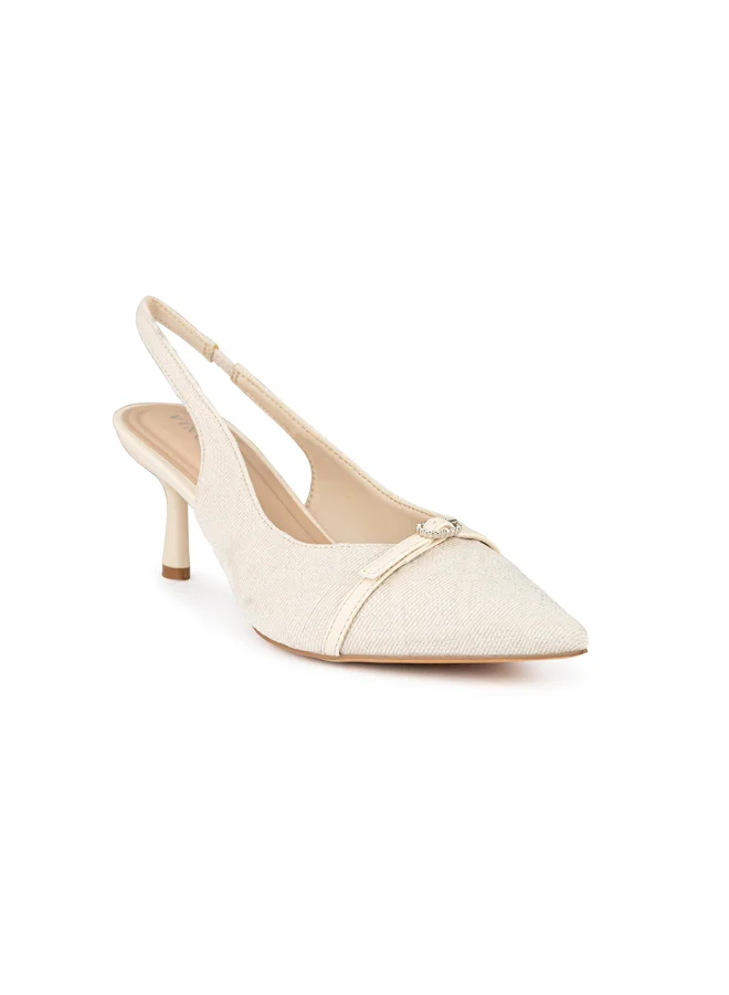 Women Pointed Toe Ankle Strap Mid Heel Sandals