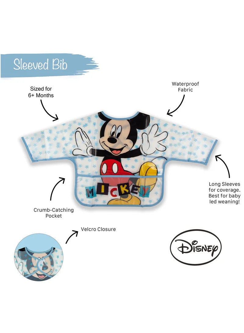 ديزني Mickey Mouse Sleeved Bibs