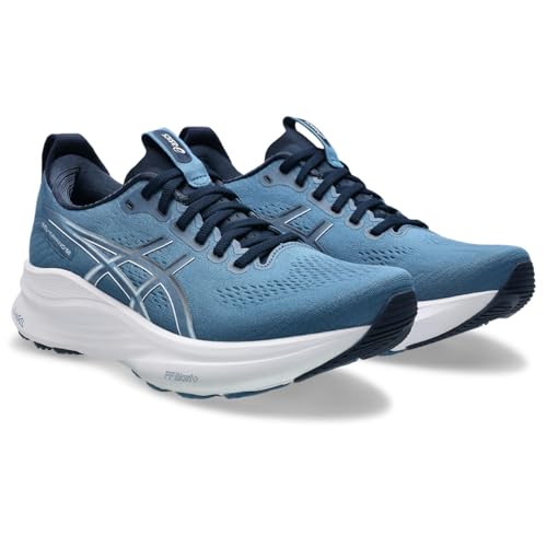 ASICS Mens Gel-Kayano 32 - Extra Wide Winter Sea/Midnight Running Shoes - 8 UK (1011C054.401) - Image 1