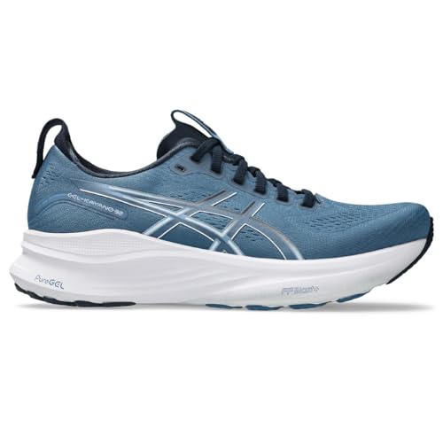 ASICS Mens Gel-Kayano 32 - Extra Wide Winter Sea/Midnight Running Shoes - 8 UK (1011C054.401) - Image 3