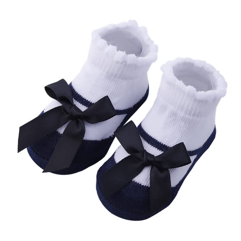 Toptim Newborn Baby-girls Socks and Bow Infant Toddler Ankle Socks (0-6 Months, 10 Pack) - Image 5