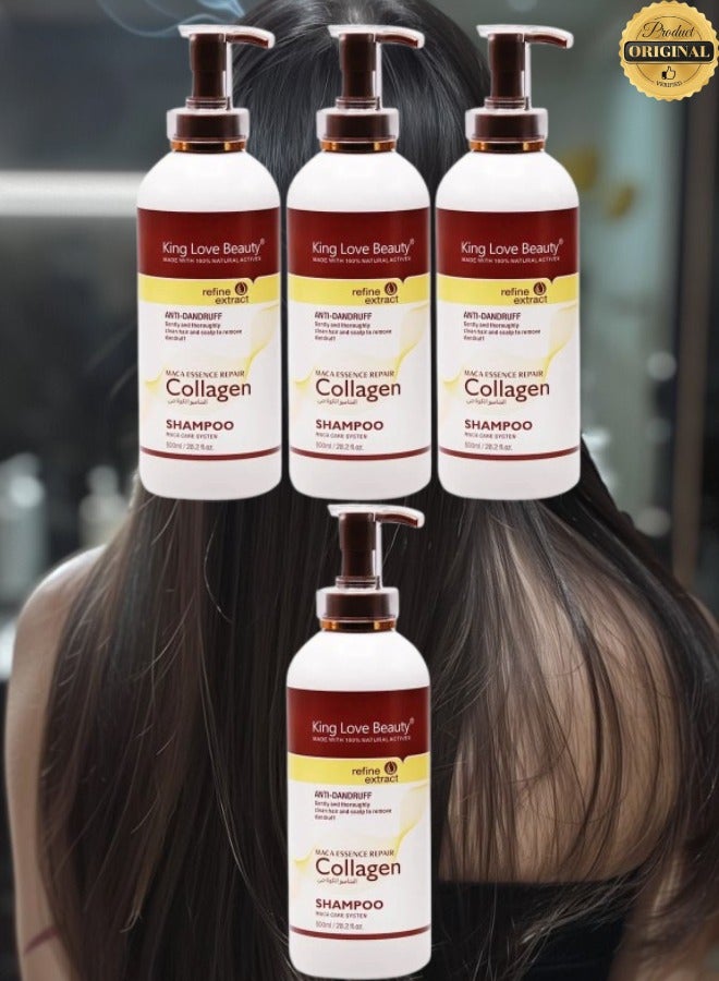 كينج 4 قطع كينج لوف بيوتي شامبو للشعر بالكولاجين 800 مل - Image 1
