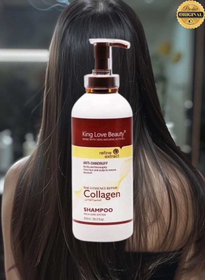 كينج 4 قطع كينج لوف بيوتي شامبو للشعر بالكولاجين 800 مل - Image 2