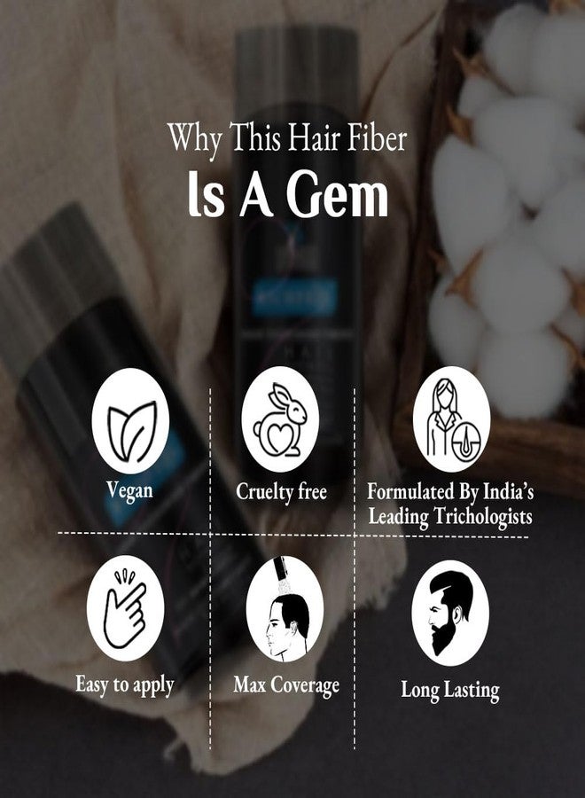 Richfeel Hair Thickening Fibers (Black 13gm) | Hair Fiber For Thin & Fine Hair | Hair Thick Fiber For Men & Women (Pack of 1) - Image 5