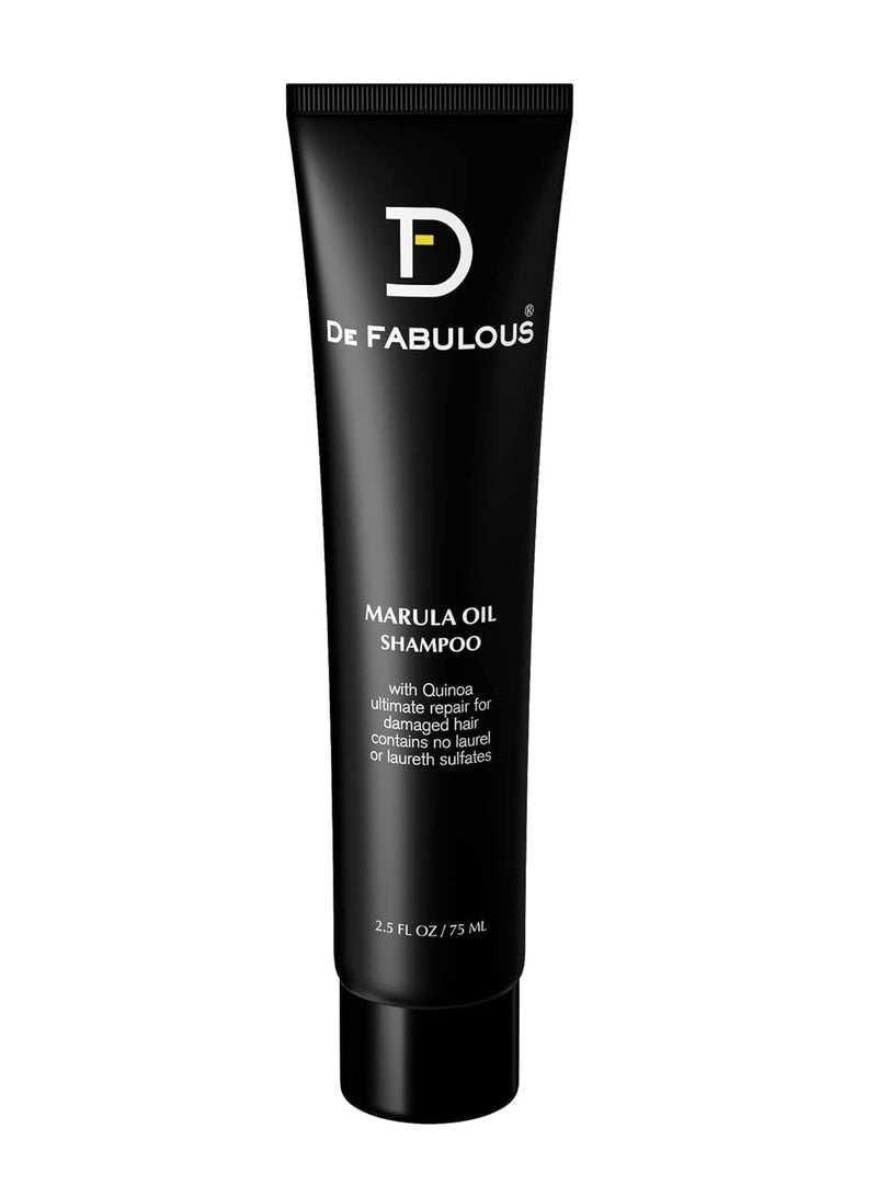 De Fabulous Marula Oil Shampoo Masque 75ml Travel Pack of 2 All hair types Scalp Health Sulphate Free - Image 2
