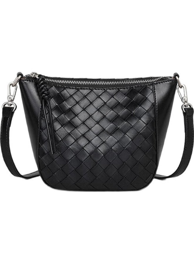Viney Leather Handbag, Women'S Fashion Crossbody Dumpling Bag, Light Luxury Shoulder Bag, Birthday Gift For Girlfriend, Qixi Festival Gift - Image 2
