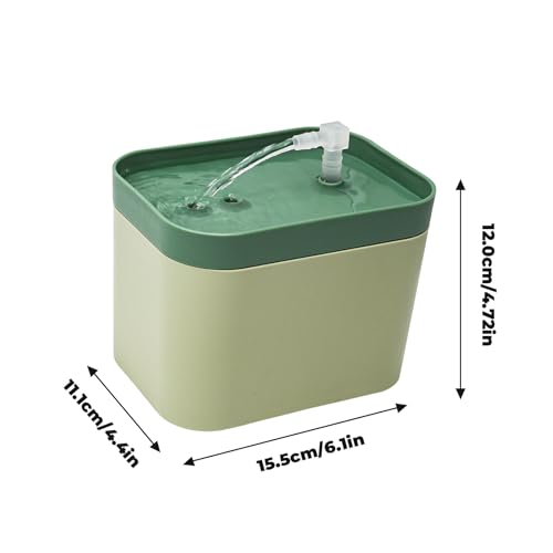 BingegePet Reptile Water Bowl with Filtration System, Lizard Drinking Fountain, Bearded Dragon Tank Accessories, Reptile Habitat Waterfall for Bearded Dragon, Leopard Gecko, Chameleon, Snake - Image 2