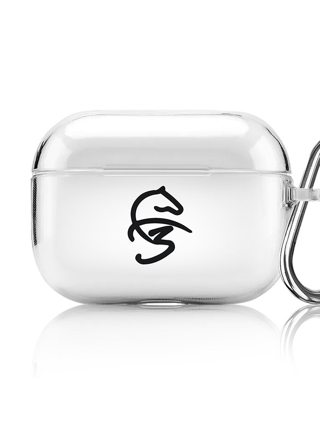 Stylizedd - Classic Clear printed Case for Apple AirPods Pro 2nd Generation Thin Transparent Cover [Designed for Apple AirPods Pro 2nd Generation] - Faz3 Style White - Image 1