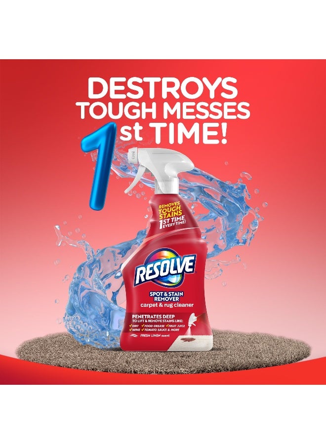 Resolve رذاذ منظف السجاد والسجاد، مزيل البقع واللطخات، رذاذ منظف السجاد، منظف السجاد، 22 أونصة - Image 2