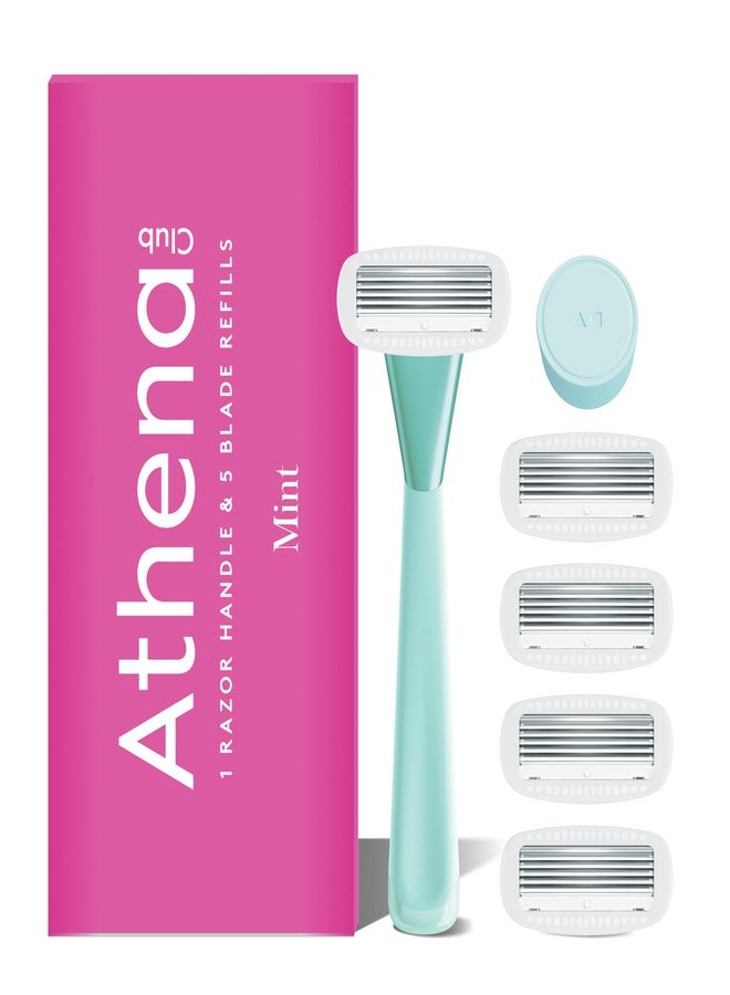 Athena Club Athena Club Women’s Razor Kit, 5-Blade Cartridge Razor for ...
