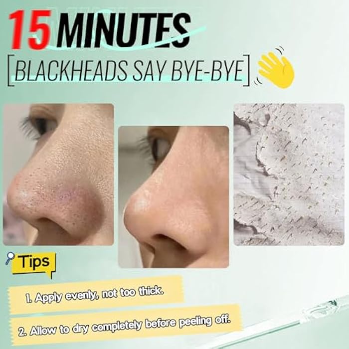 SYABO 2.0 Nose Pore Strips, Blackhead Remover Mask with Salicylic Acid for Face, Upgraded Deep Cleansing Pore Peel Off Mask with 100 PCS Nose Black Heads Remover Strips (1.7 Ounce) - Image 5