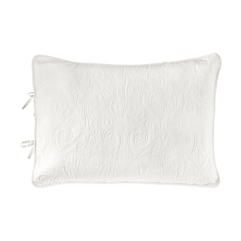 Laura Ashley - Felicity Collection - Quilt Set - 100% Cotton, Reversible, All Season Bedding with Matching Sham(s), Pre-Washed for Added Softness, King, White - Image 4