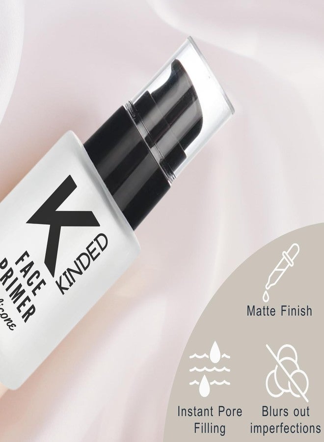 KINDED Silicone Face Primer for Face Makeup Flawless Finish Mattifying Makeup Base Long Lasting Matte Finish Silicone Gel Based Pro Primer for Open Pores Dry Oily Combination All Skin Type - 30 ML - Image 5