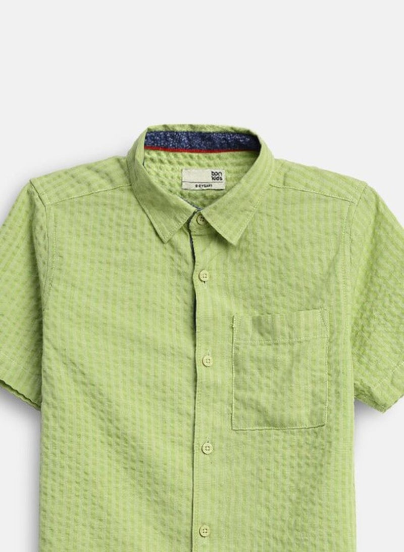 Bonkids Regular Long Sleeve Printed Multicolour Cotton Shirt For Boys 100 % Cotton - Image 3
