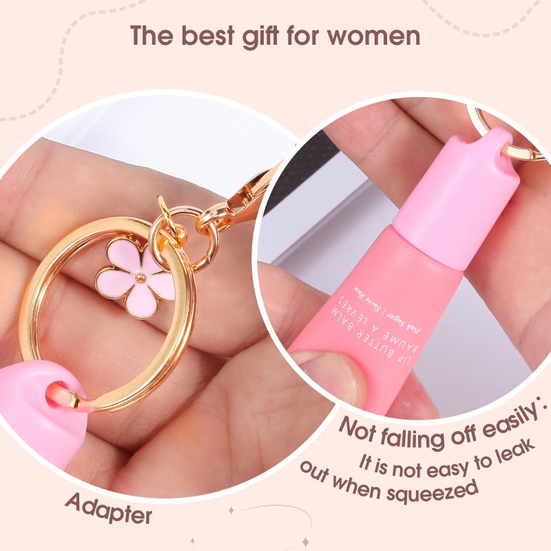 Limpskys keychain cap for Summer Fridays 0.5 Oz Lip Balm,lip gloss cap keychainï¼ˆNo Lip Balmï¼‰ - Image 5