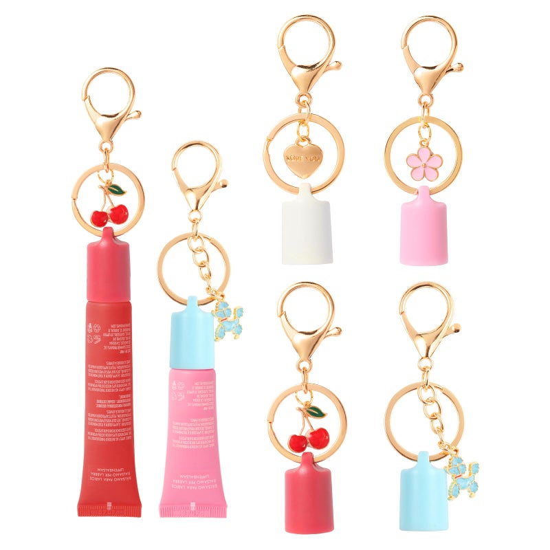 Limpskys keychain cap for Summer Fridays 0.5 Oz Lip Balm,lip gloss cap keychainï¼ˆNo Lip Balmï¼‰ - Image 1