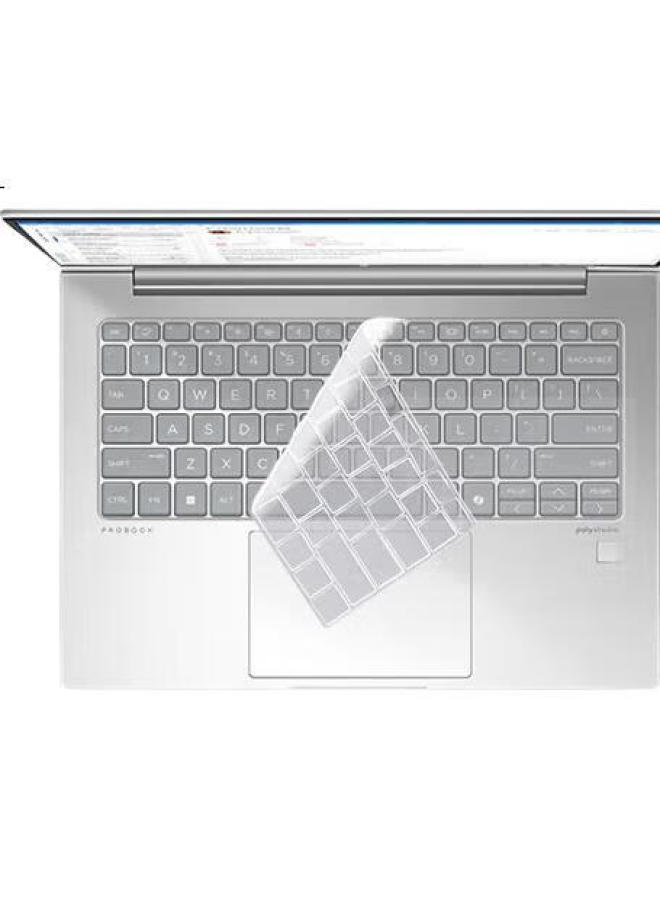 Keyboard Cover For Hp Pavilion 66 7Th Gen Ultra-Thin Model 14-Inch Laptop Keyboard Protector Film High Transparency Ultra-Thin Invisible Film Anti-Fouling Waterproof