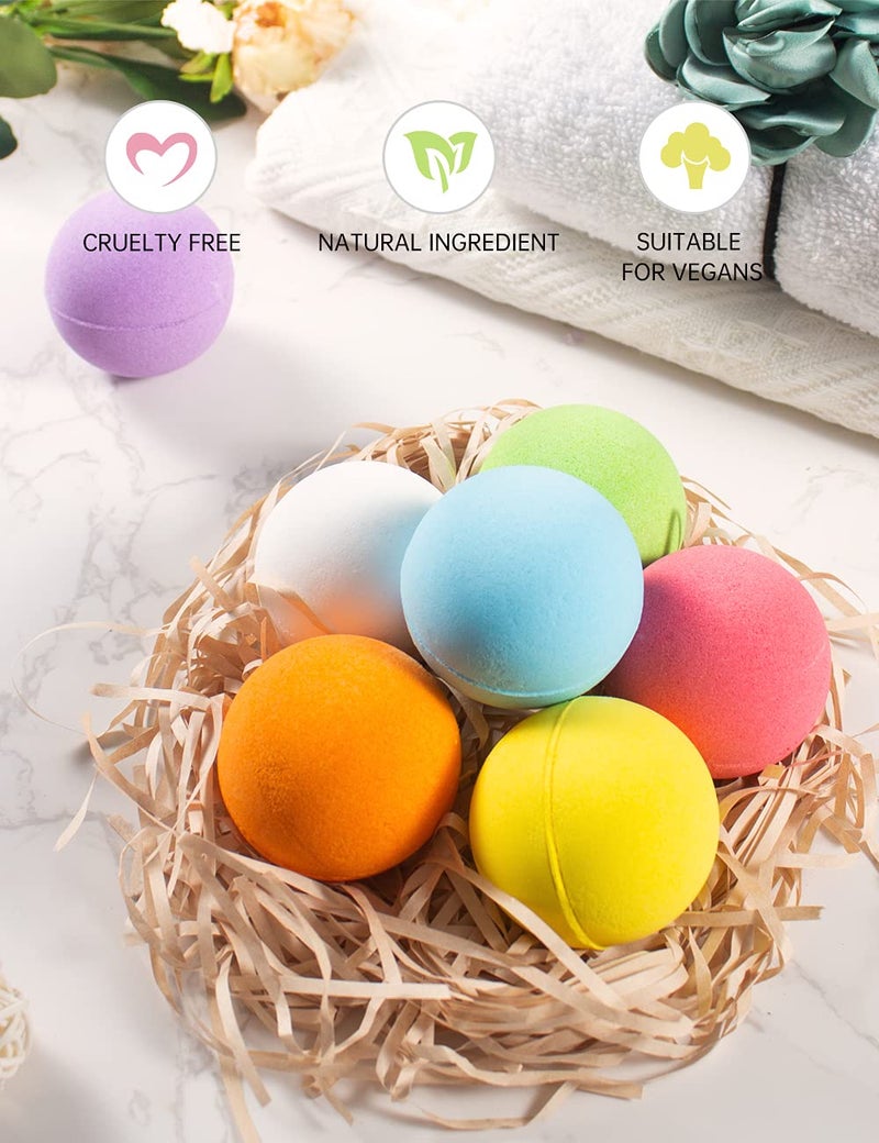 Aofmee Bath Bombs, 14 Bath Bombs for Women, Handmade Bathbombs for Kids Girls, Mothers Day Gifts for Mom, Spa Relaxation Gift for Her, Birthday Valentines Christmas Gifts for Women Who Have Everything - Image 5