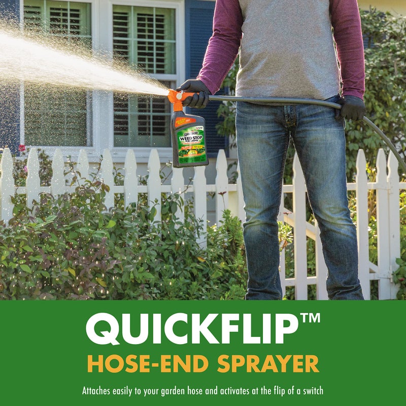 Spectracide Weed Stop For Lawns Plus Crabgrass Killer Concentrate 32 Ounces, QuickFlip Hose-End Sprayer, 6 Pack - Image 5