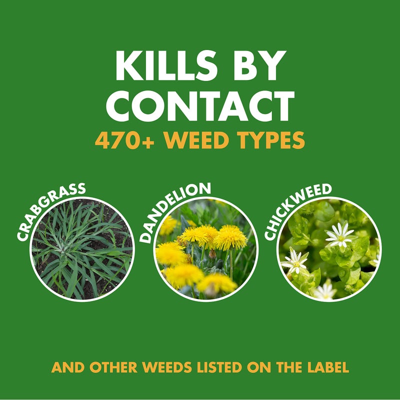 Spectracide Weed Stop For Lawns Plus Crabgrass Killer Concentrate 32 Ounces, QuickFlip Hose-End Sprayer, 6 Pack - Image 3