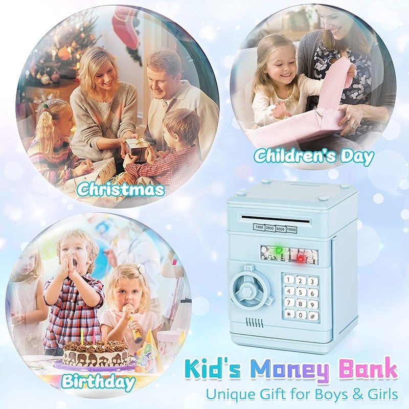 Refasy gy Bank for Kids, Electronic Money Bank with Password - ATM Bank Style, Assorted Color - Image 5