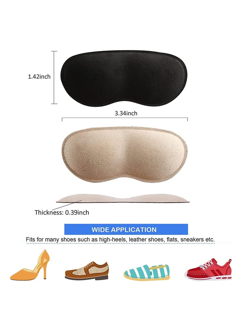 Gonice 6 Pairs Heel Cushion Pads for Men and Women, Soft Shoe Inserts Heel Cushion Inserts Self-Adhesive Foot Care Protector Grips Liners Loose Shoes - Heel Pain Relief Bunion Callus Blisters - Image 3
