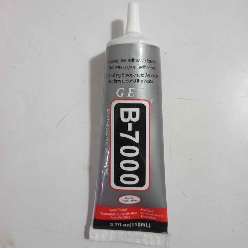 B7000 110ML Use For Mobile PhonesArtificial Crystal Crafts Jewelry Beads Clothes Shoes FabricsScreen Repair Metal Stone Glass Glue MultiPurpose Bonding Glue Pack of 1 