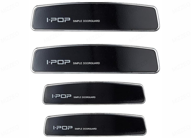 MIZZEO 4 Pcs Car Door Edge Guard Original i-POP Black, Anti-Collision Strip, Anti-Impact, Anti-Scratch Door Protector Compatible with Toyota Innova Hycross (2022) - Image 1
