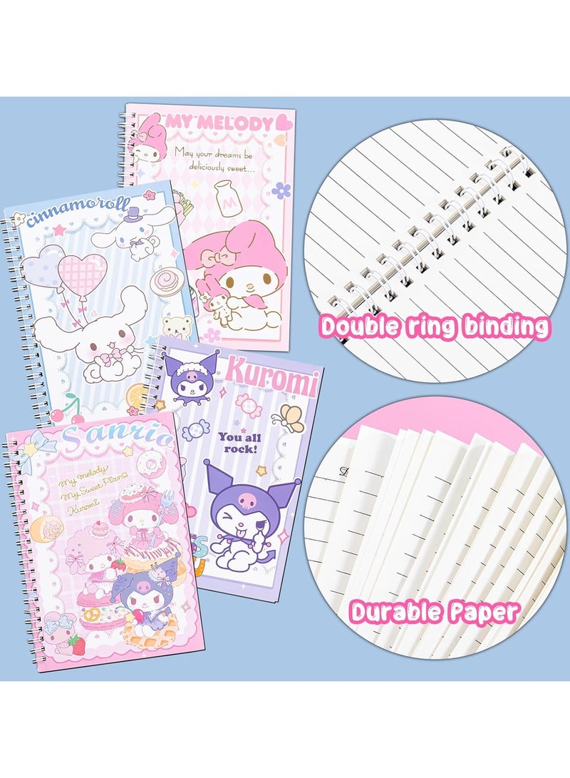 عام مذكرة دفترية لطيفة بتصميم كاواي، مقاس 8.3 × 5.7 بوصة، مستلزمات مدرسية مضحكة لإعطاء الهدايا - Image 4