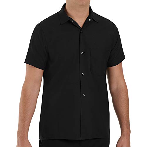 Chef Designs mens Cook Shirt, Black, X-Large US - Image 3