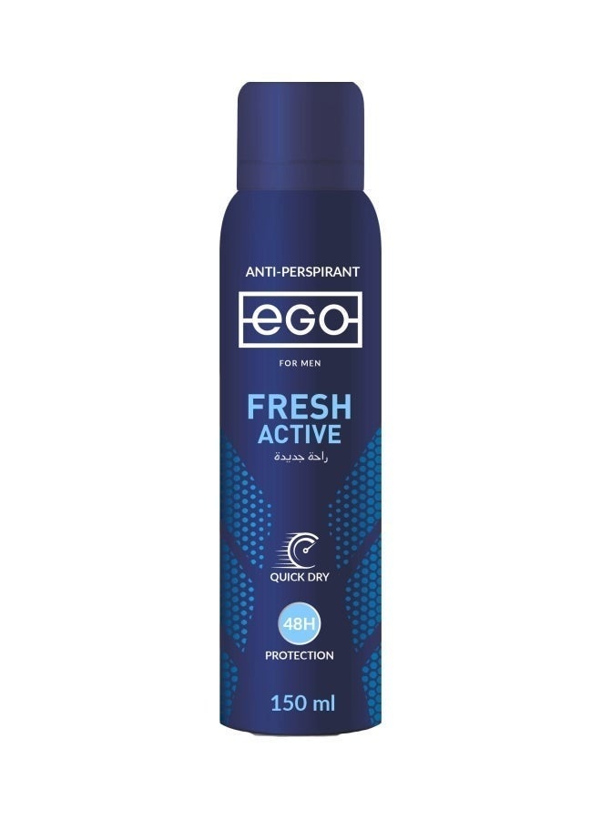 Ego Fresh Active Antiperspirant For Men, UAE
