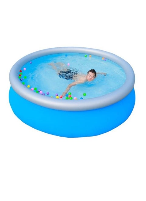 Foldable Inflatable Round Swimming Pool 188x53 cm