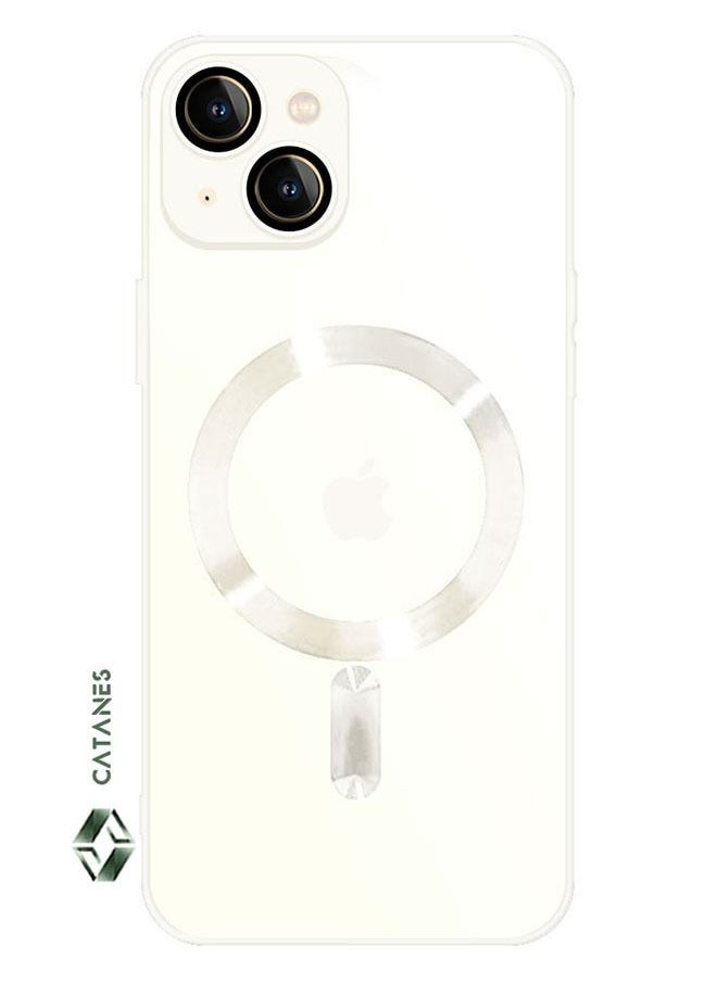 CATANES - iphone 14 Case and Cover With MagSafe Built-in High-Grade TPU Material White - Image 1