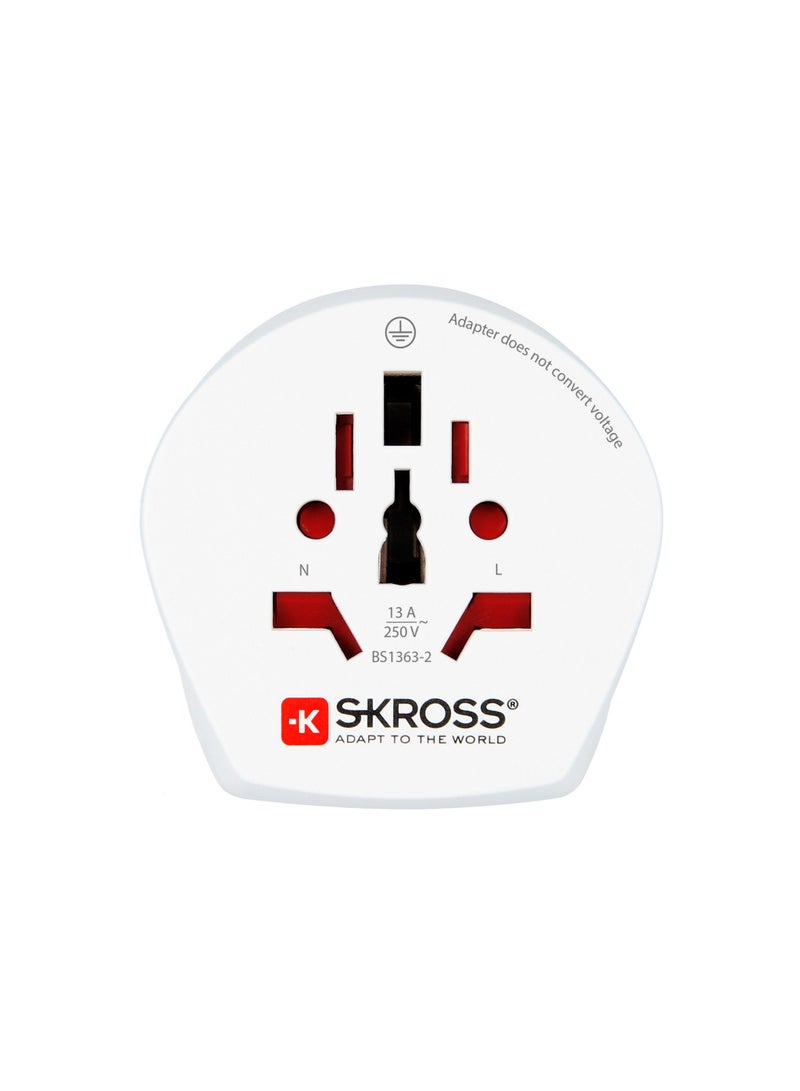 SKROSS Travel Adapter – Travel Essentials International Plug Adapter Combo World to India Single adapter