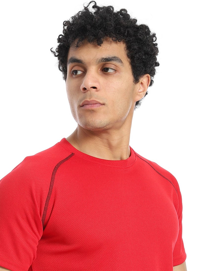 Caesar Mens sport T-Shirt with Round neck  - Image 5