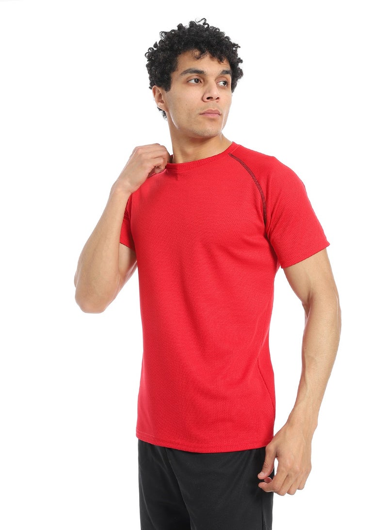 Caesar Mens sport T-Shirt with Round neck  - Image 3