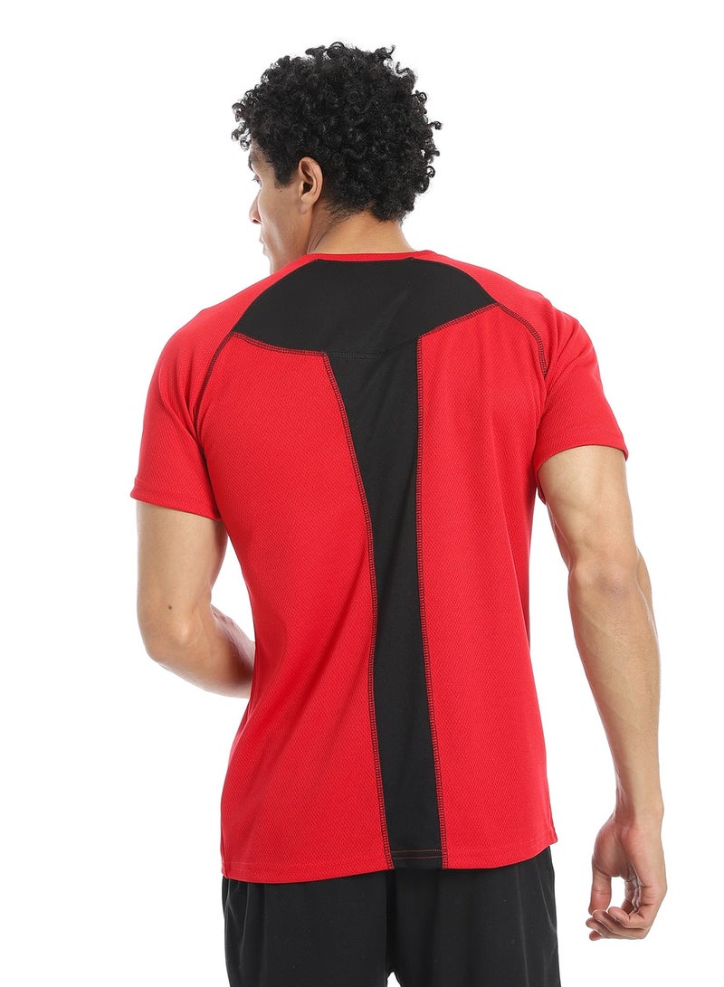 Caesar Mens sport T-Shirt with Round neck  - Image 4