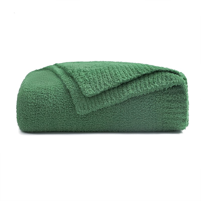 Bearberry Super Soft Fluffy Throw Blanket Lightweight Cozy Warm Throw Blankets For Couch Bed Sofa All Season (Avocado Green  50 X60 ) - Image 1